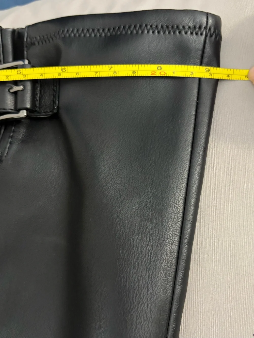 Vince Camuto Black Thigh High Boots Wide Calf NWOT size 9